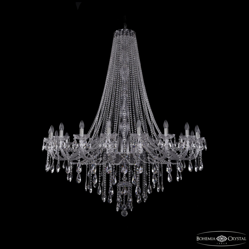 Подвесная люстра Bohemia Ivele Crystal 1415/20/530/h-180 Ni в Санкт-Петербурге