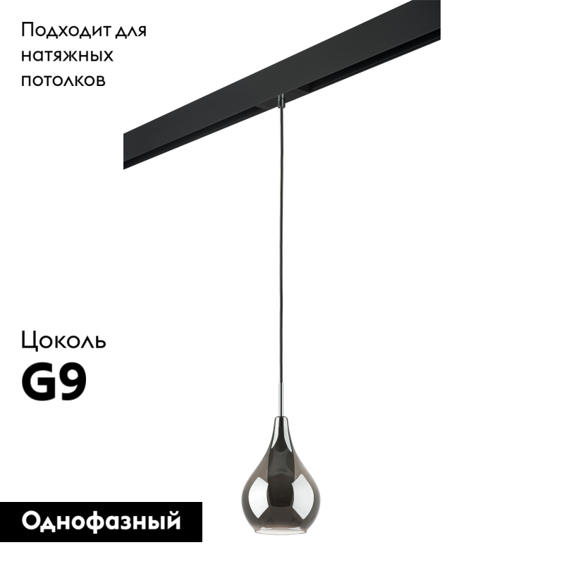 Трековый светильник Lightstar Pentola PRO803037 (803037+595007) в Санкт-Петербурге