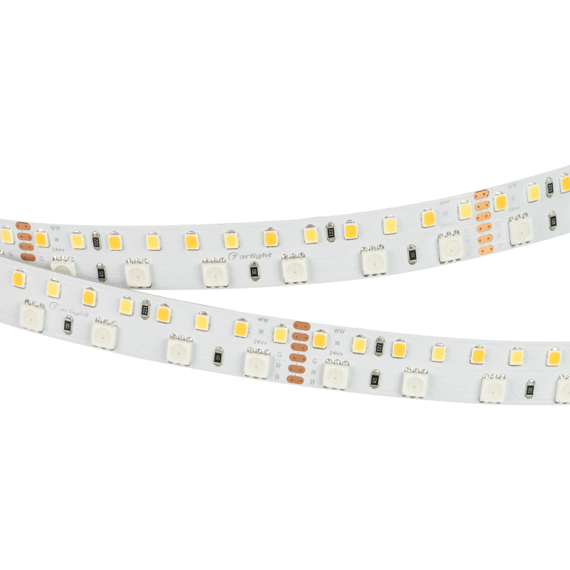 Светодиодная лента Arlight RT-BA180-15mm 24V RGBW-MIX (28.8 W/m, IP20, 5060/2835, 5m) 022707(2) в Санкт-Петербурге