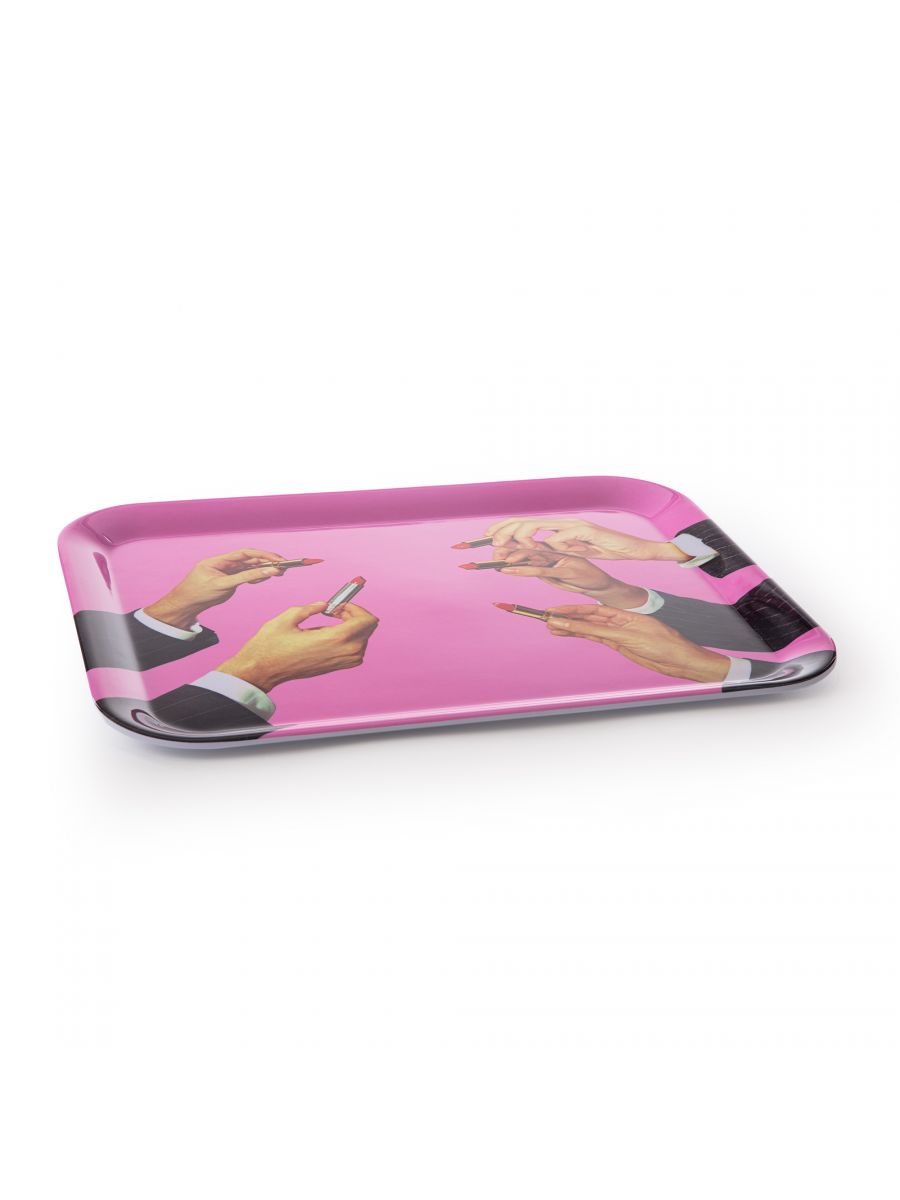 Поднос Lipsticks Pink Seletti Toiletpaper Tray 19030 в Санкт-Петербурге