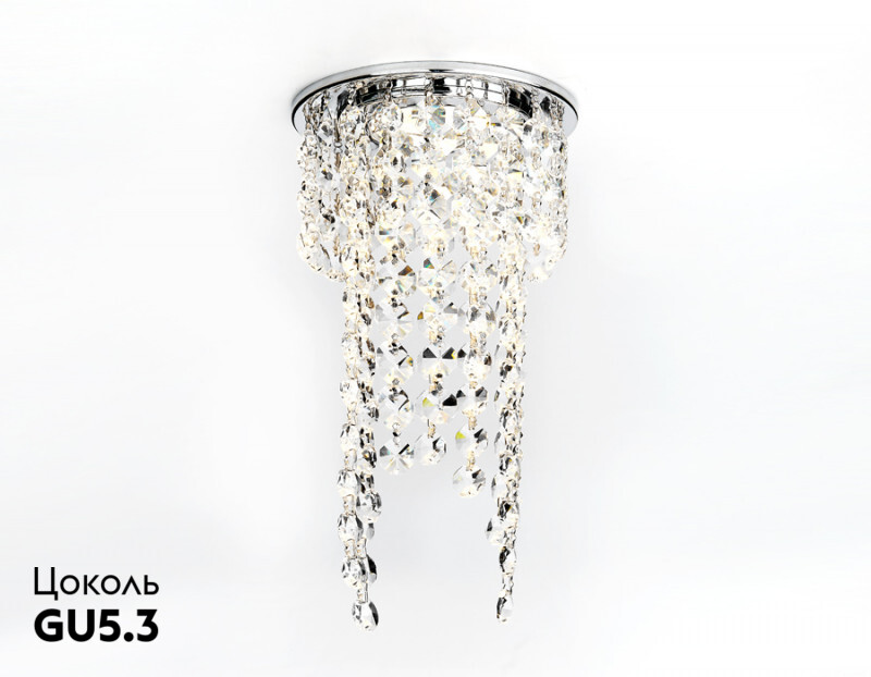 Встраиваемый светильник Ambrella Light K2071 CH/CL в Санкт-Петербурге