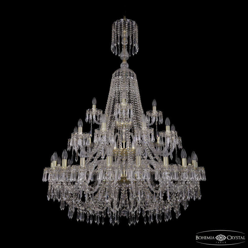 Подвесная люстра Bohemia Ivele Crystal 1403/20+10+5/400/XL-160/3d G в Санкт-Петербурге