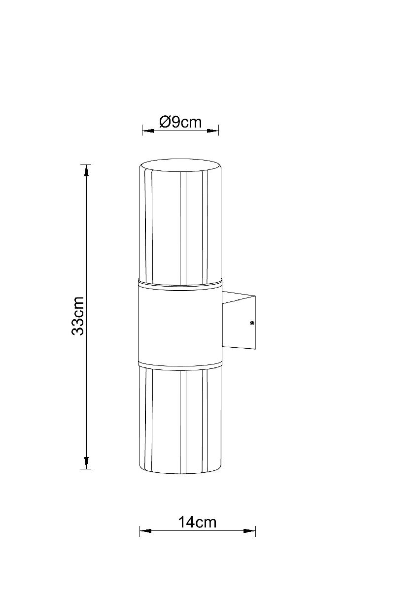 Уличный настенный светильник Arte Lamp Seginus A6515AL-2BK в Санкт-Петербурге