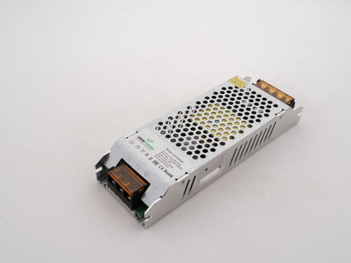 Блок питания LEDS POWER 200Вт 12В ULTRA SLIM 000855 в Санкт-Петербурге