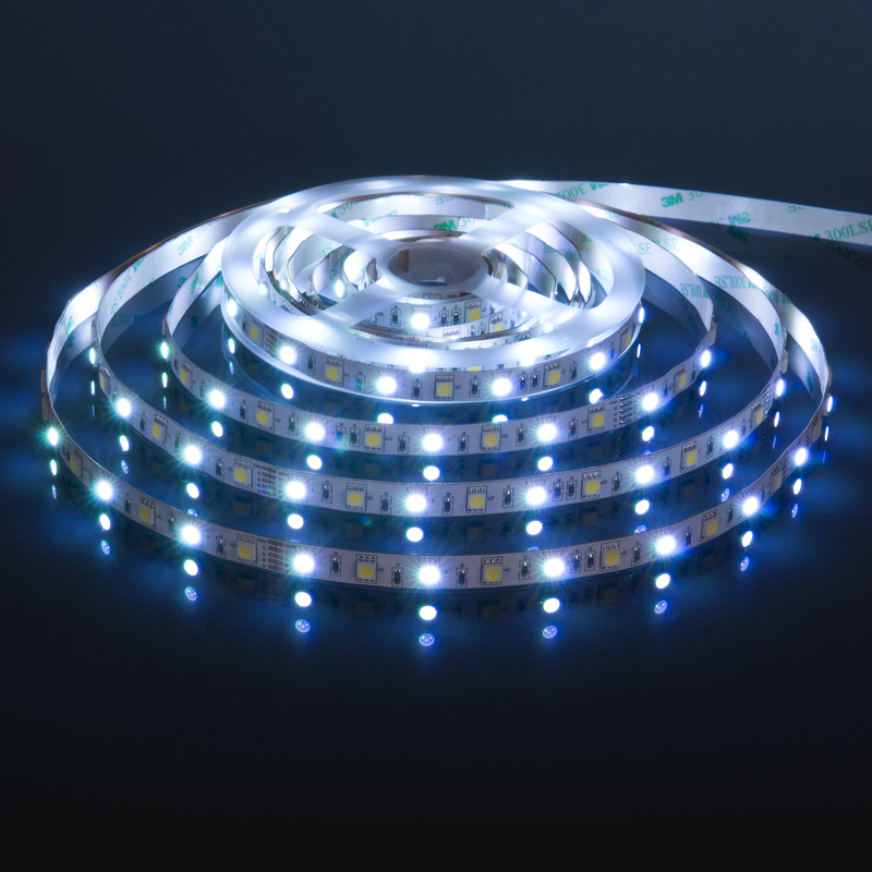 Светодиодная лента Elektrostandard 24V 14,4W 60Led 5050+5050 IP20 MIX RGB/холодный белый, 5м 4690389172274 в Санкт-Петербурге