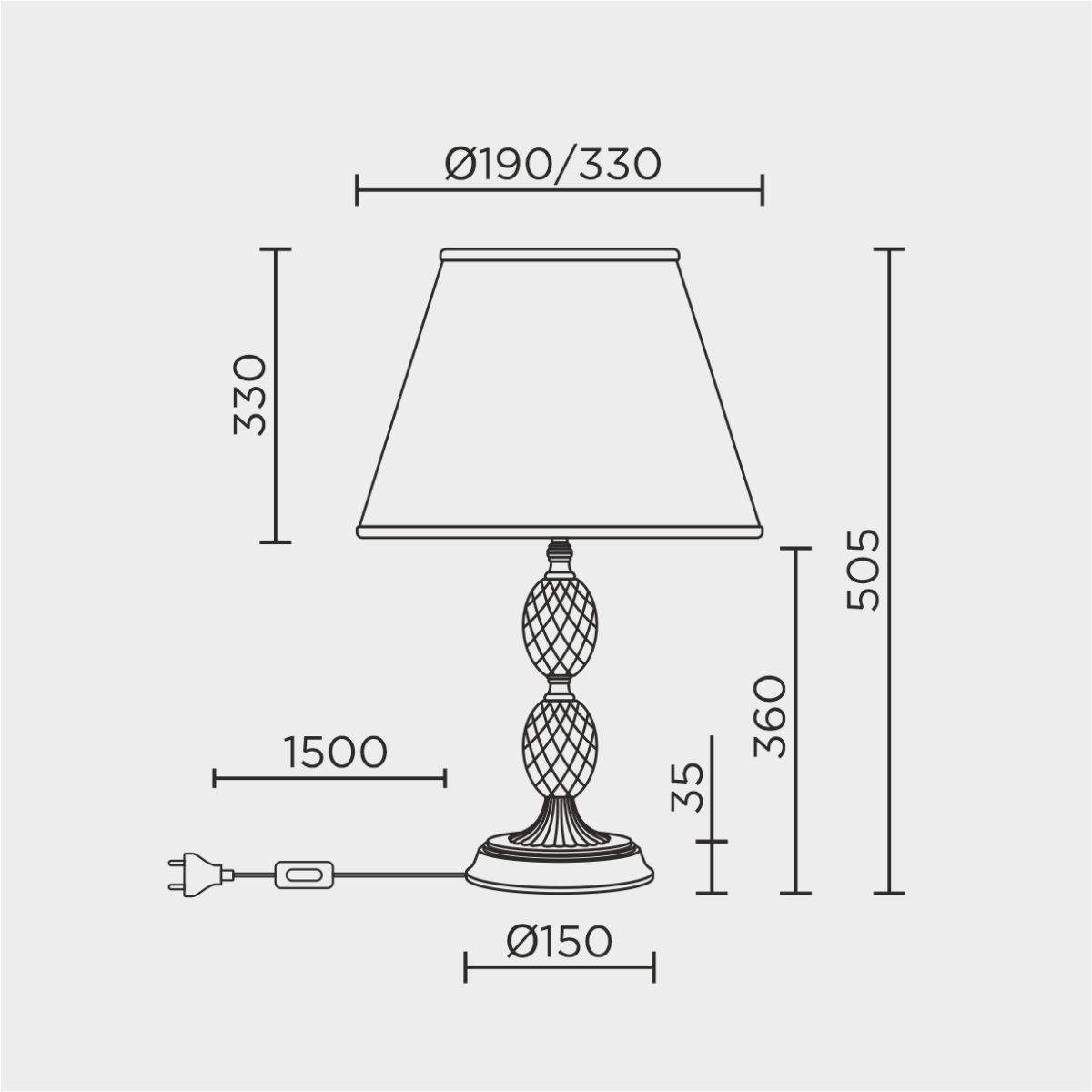 Настольная лампа LED4U L9928 GD в #REGION_NAME_DECLINE_PP#