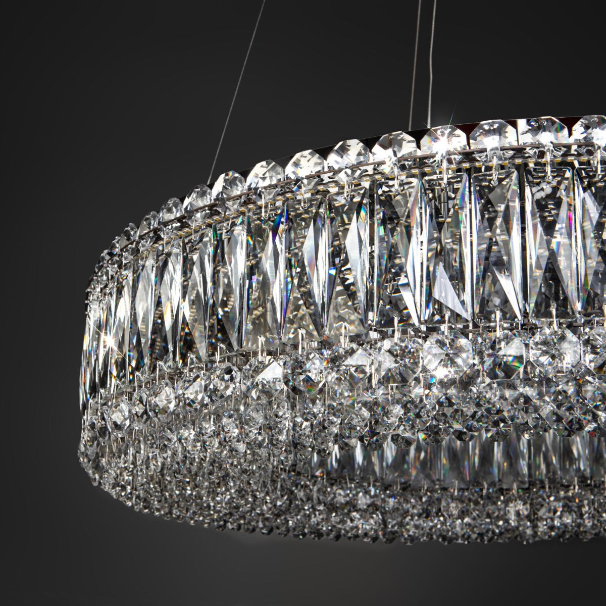 Подвесная люстра Eurosvet Iride 101007 LED хром a071458 в #REGION_NAME_DECLINE_PP#