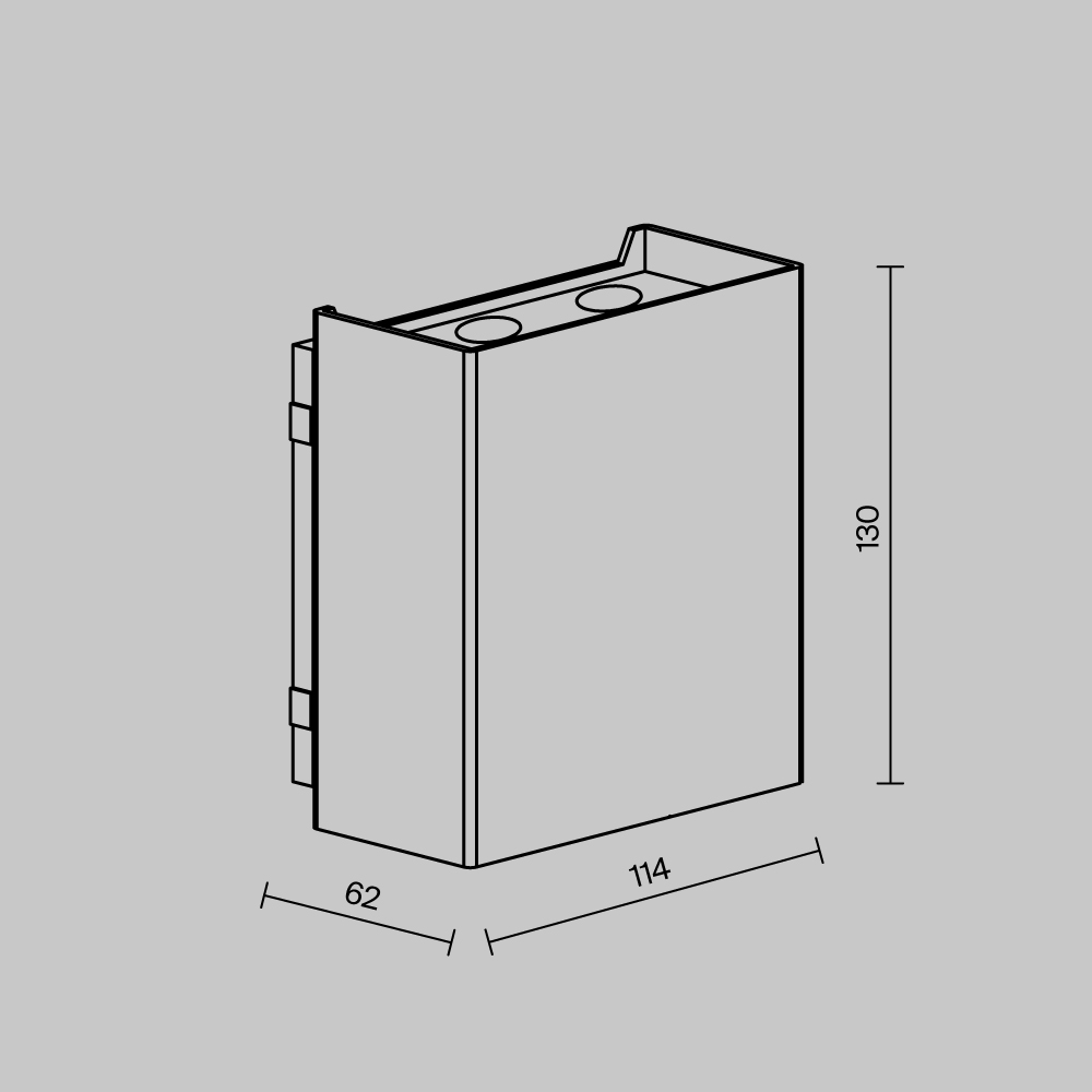 Уличный настенный светильник Maytoni Shell O505WL-L6B3K в Санкт-Петербурге