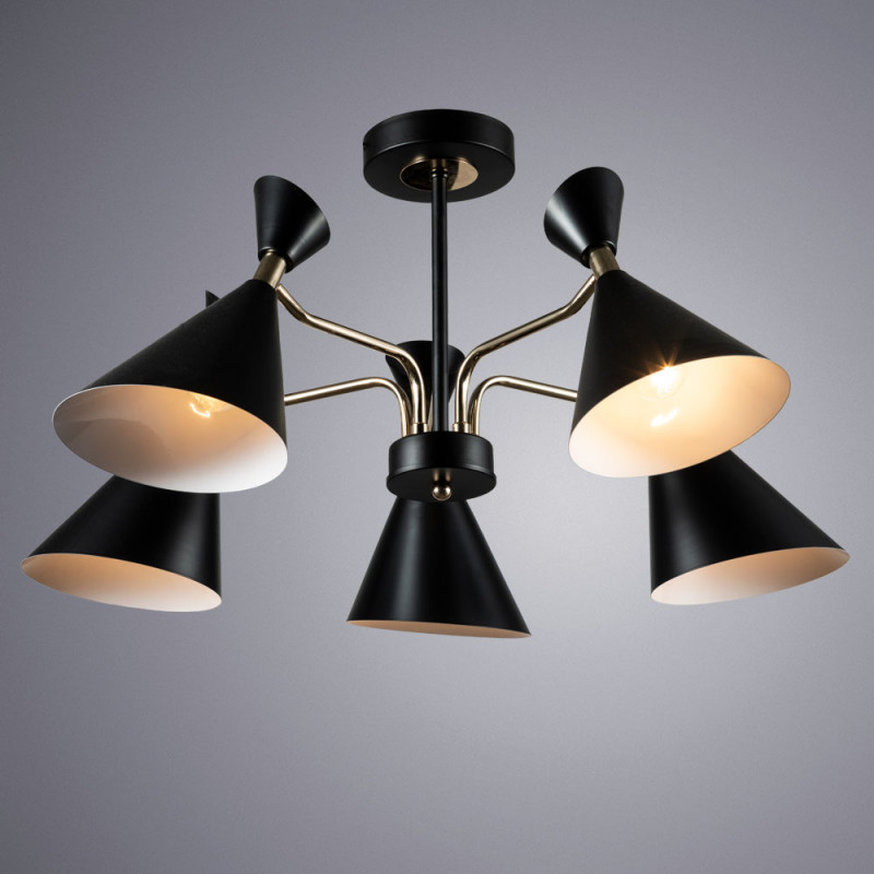 Люстра на штанге ARTE Lamp A2711PL-5BK в Санкт-Петербурге