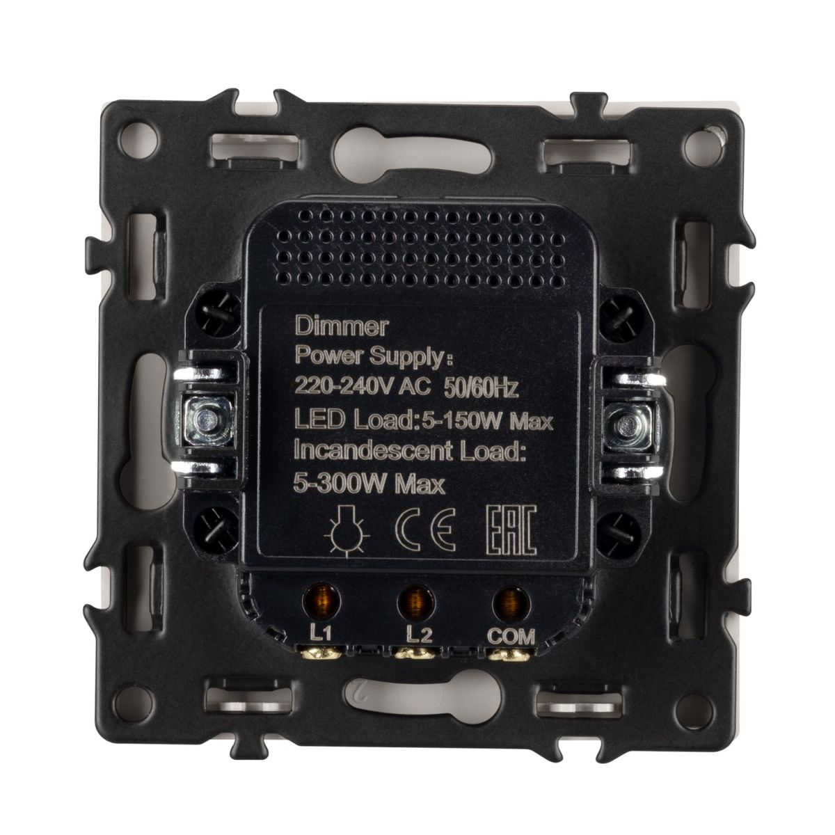Светорегулятор задний фронт TRIAC черный оникс софт-тач Arlight SWT-DLR-SFPL-BK (250V, 300W) (Черный оникс) 054325(2) в Санкт-Петербурге