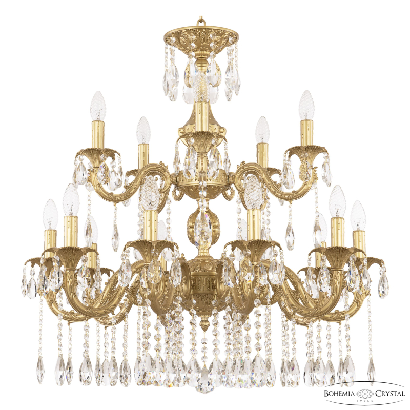 Подвесная люстра Bohemia Ivele Crystal AL79101/10+5/250/2D A AG в Санкт-Петербурге