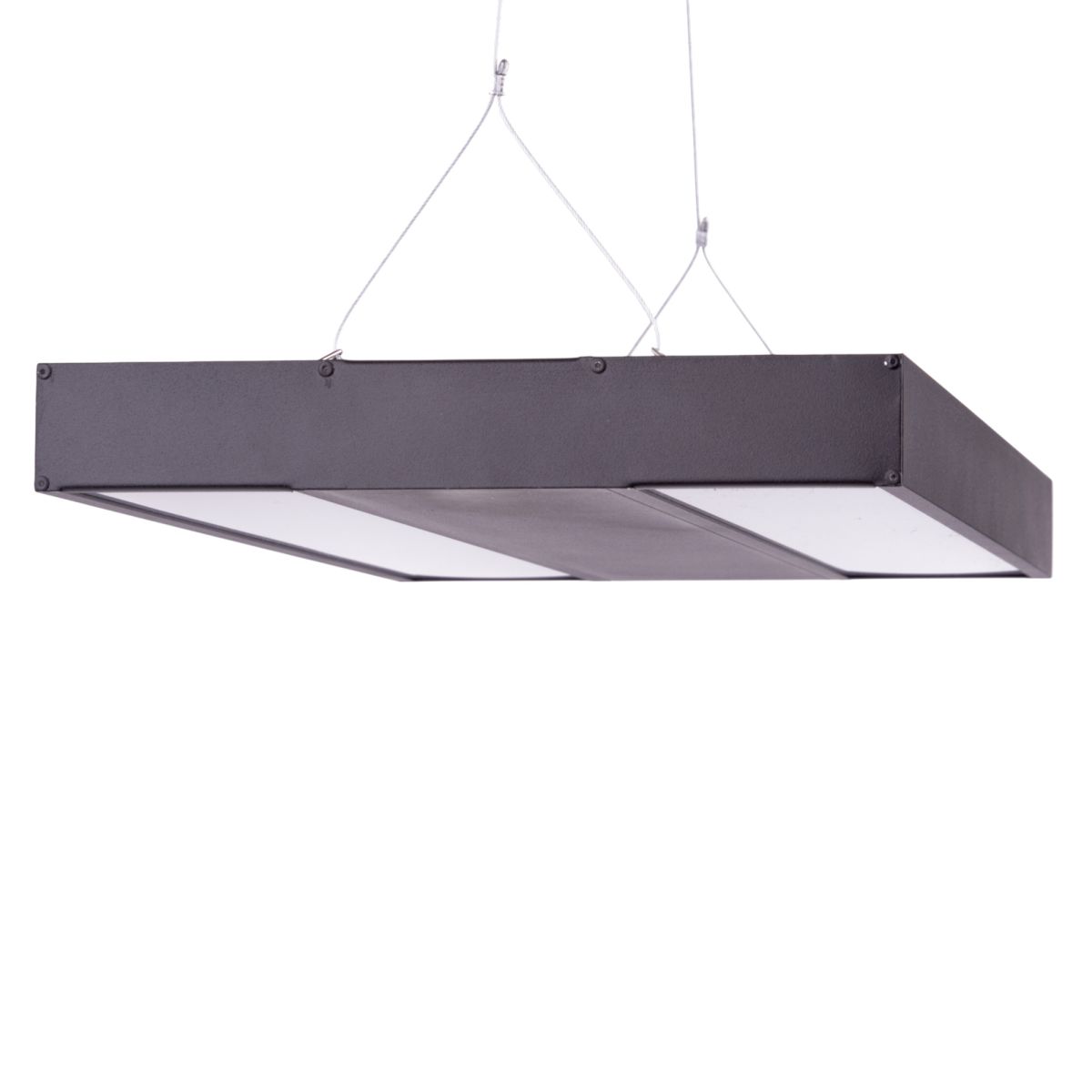 Светодиодная панель Uniel UL-00012597 ULO-K16B 2x22W/4000K/L100 5W/RGB IP44 BLACK в Санкт-Петербурге