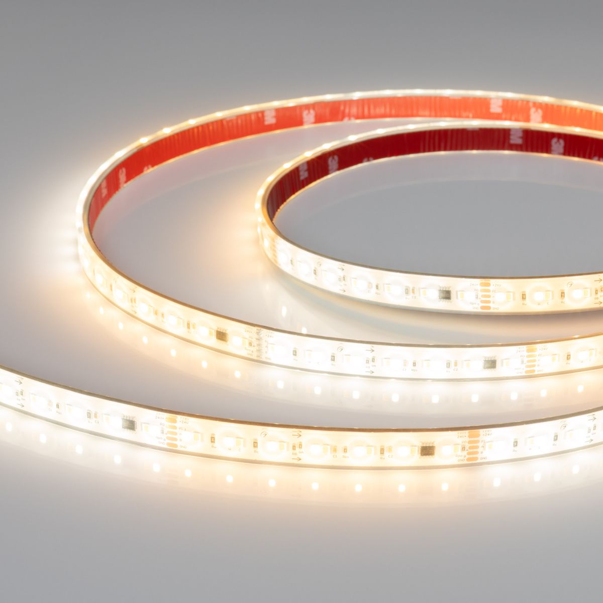 Светодиодная лента герметичная Arlight DMX-PS-A140-14mm 24V Day-MIX-PX14 (14 W/m, IP67, 5m) (Изменяемая ЦТ) 063669 в Санкт-Петербурге