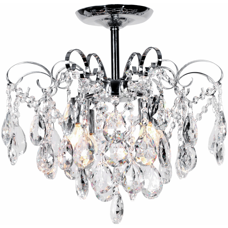 Люстра на штанге Escada Crown 1113/4PL Chrome в #REGION_NAME_DECLINE_PP#