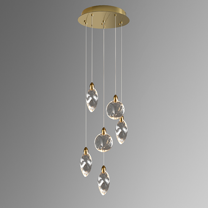 Подвесной светильник Delight Collection Colvin MT9176-6H titanium gold в Санкт-Петербурге