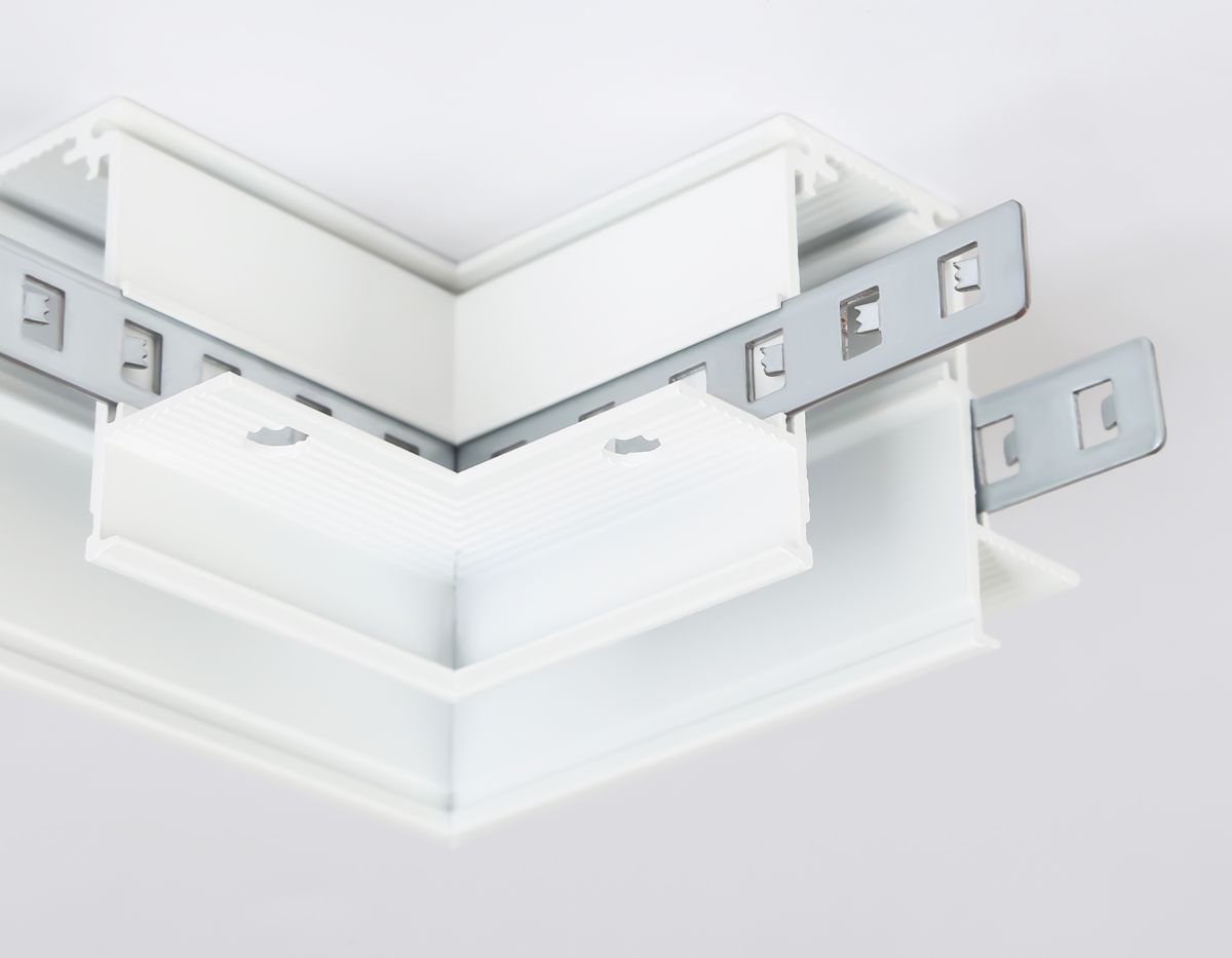 Коннектор угловой для встраиваемого шинопровода под ГКЛ 9,5мм Ambrella Light Magnetic Standard GL3352-9.5 в #REGION_NAME_DECLINE_PP#