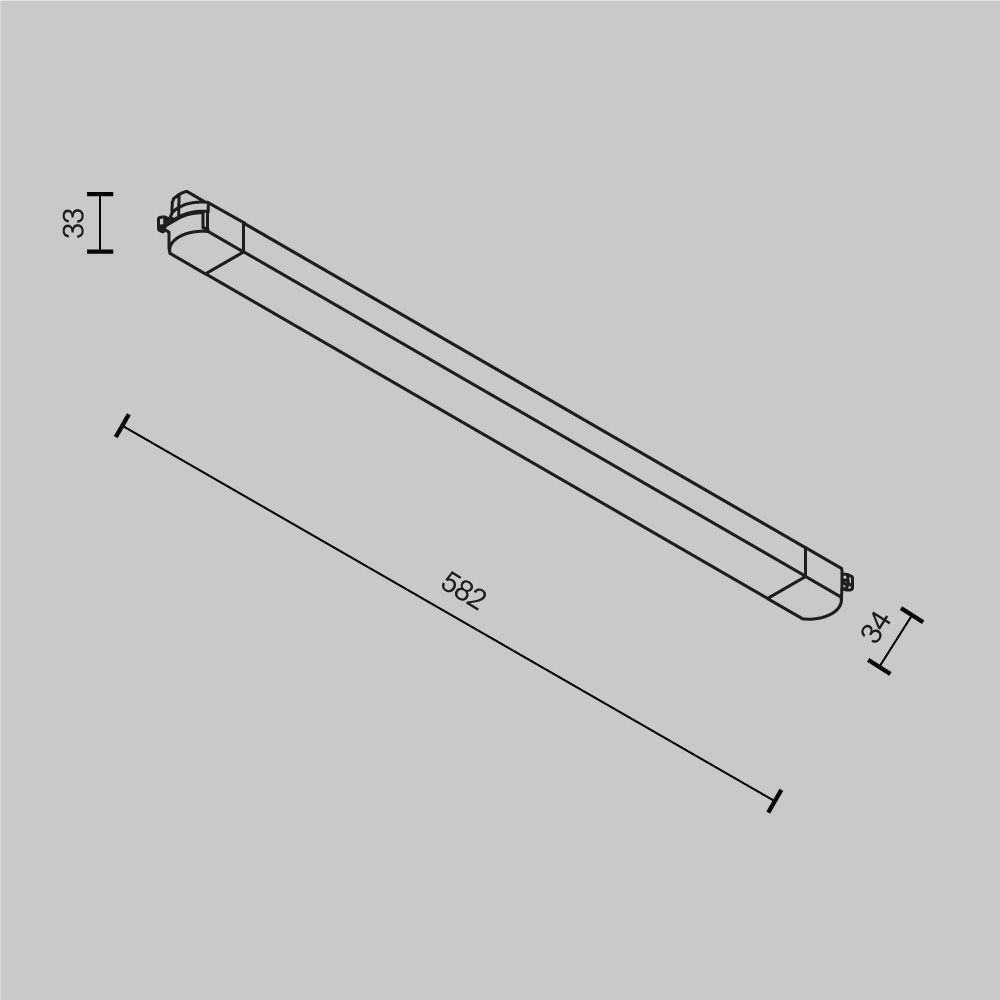 Трековый однофазный светильник Maytoni Technical Basis TR000-1-24W4K-W_1 в Санкт-Петербурге
