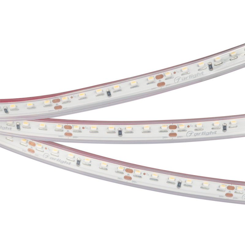 Светодиодная лента герметичная Arlight RSW-P-S120-11mm 24V Warm3000 (9.6 W/m, IP66, 3014, 5m) 027046(2) в Санкт-Петербурге