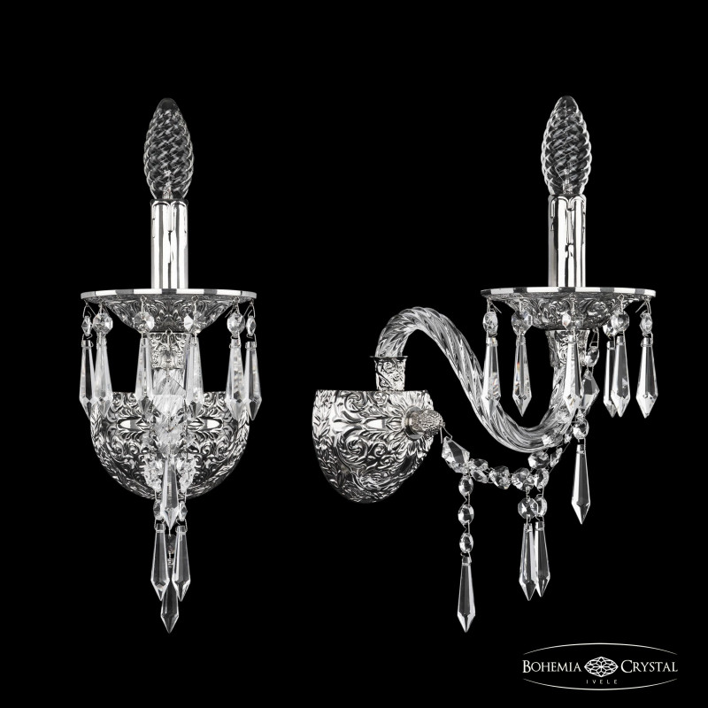 Бра Bohemia Ivele Crystal 16103B/1/165/XL Ni в Санкт-Петербурге