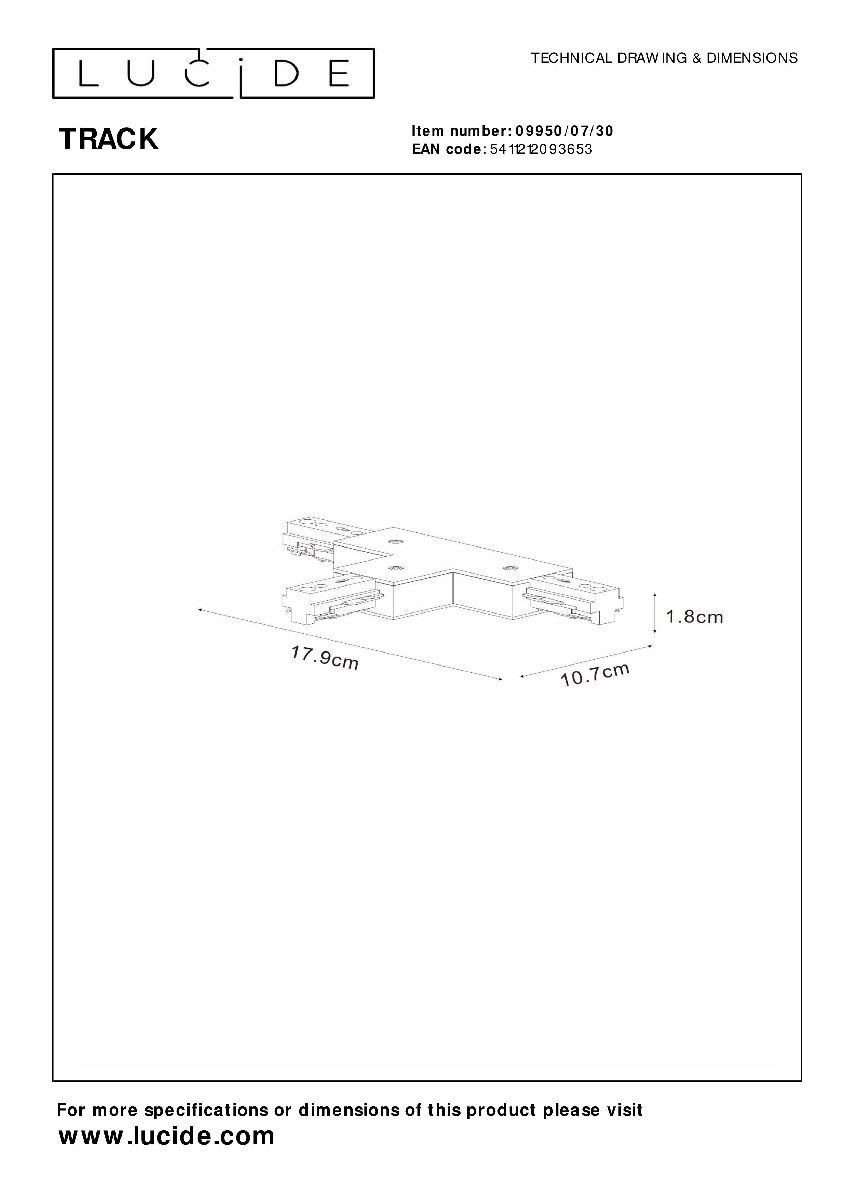 Коннектор Lucide Track 09950/07/30 в Санкт-Петербурге