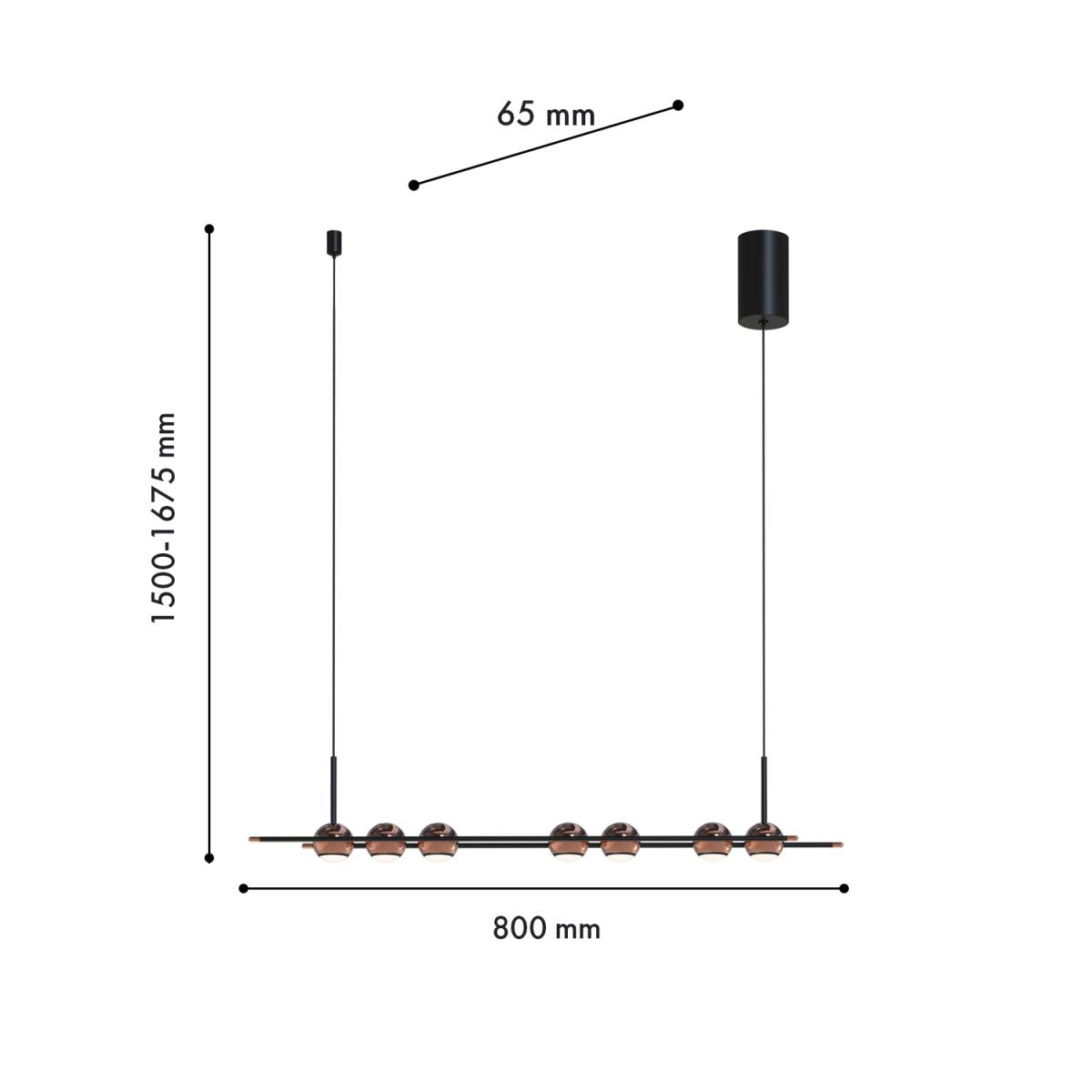 Подвесная люстра Favourite Sturm 4561-7P в #REGION_NAME_DECLINE_PP#