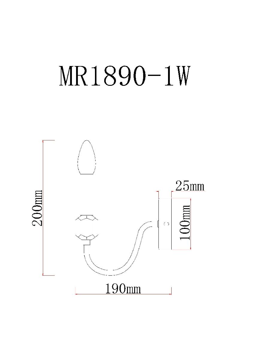 Бра MyFar Lena MR1890-1W в Санкт-Петербурге