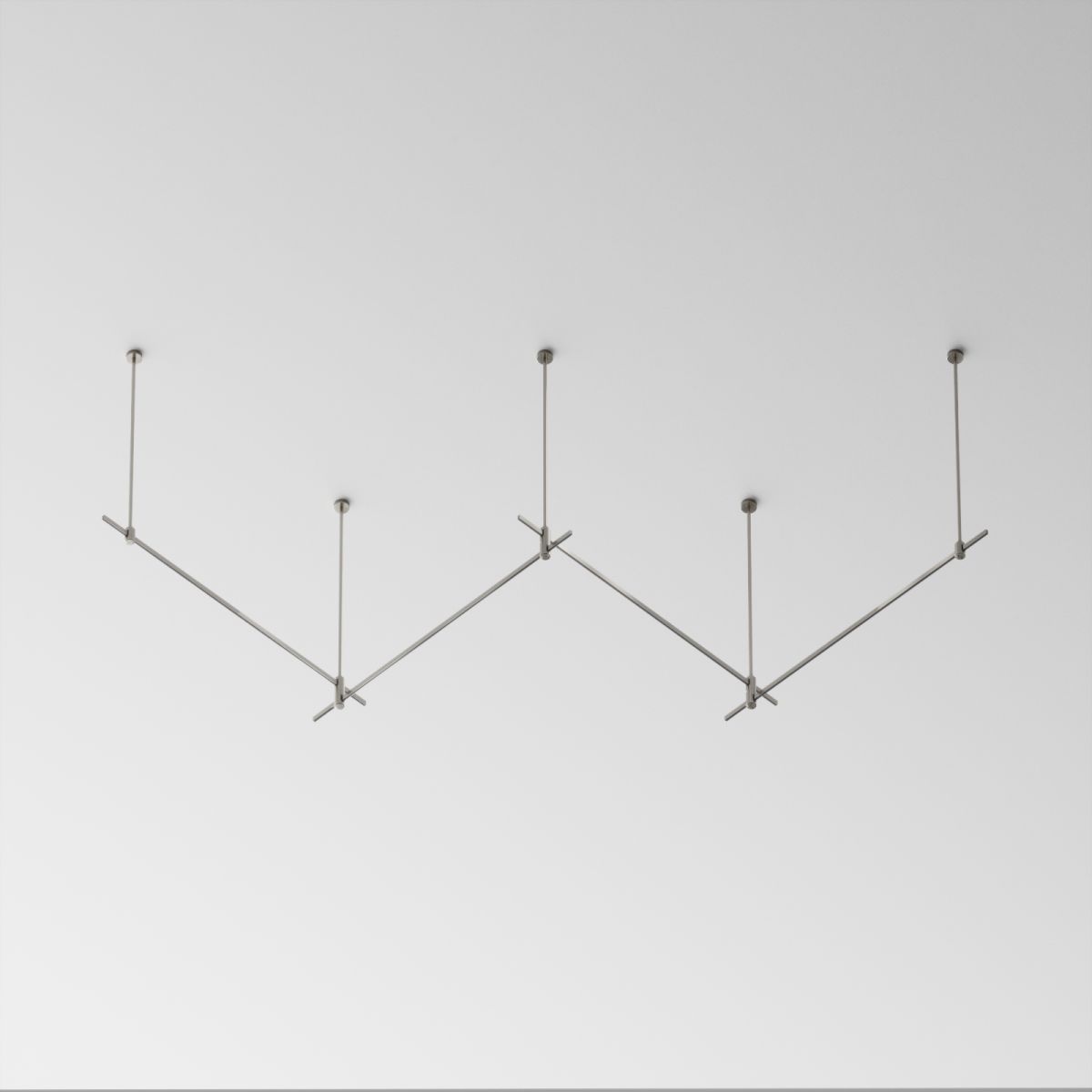 Основание Long двухуровневое на жестких подвесах для трековых светильников Maytoni Technical Flarity TFC-Flar-L02-PT в #REGION_NAME_DECLINE_PP#