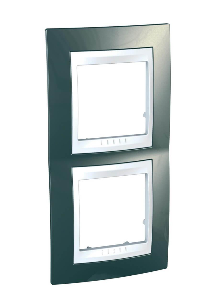 Рамка 2-постовая вертикальная Schneider Electric Unica Хамелеон MGU6.004V.824 в Санкт-Петербурге