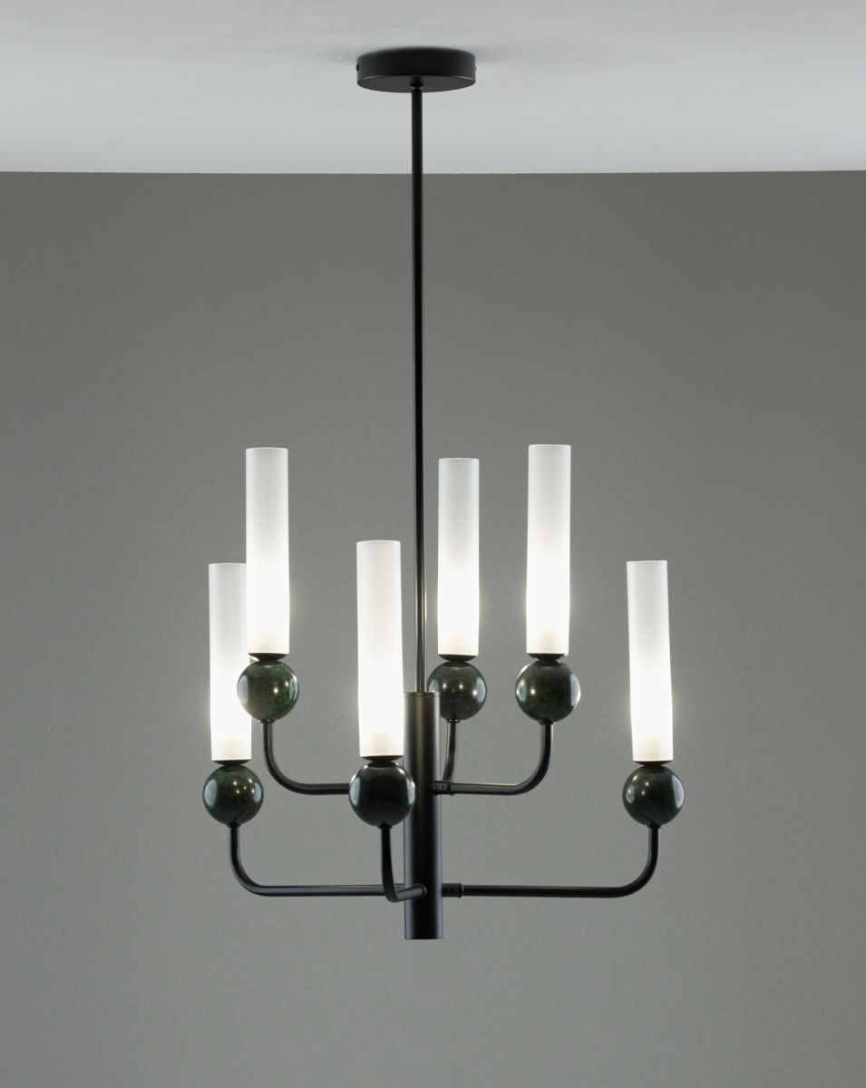 Люстра на штанге Moderli Illis V11792-6P в #REGION_NAME_DECLINE_PP#