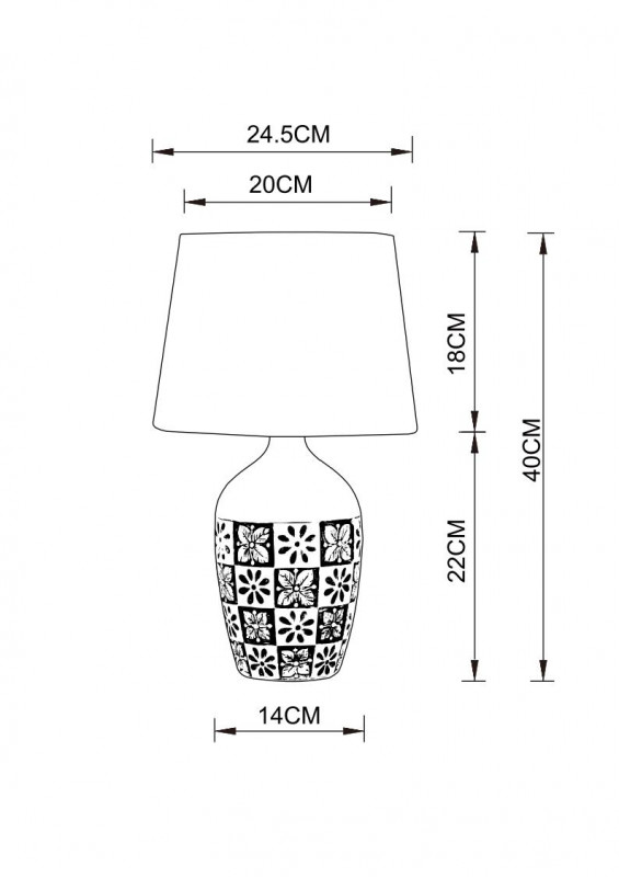 Настольная лампа ARTE Lamp A4237LT-1GY в Санкт-Петербурге