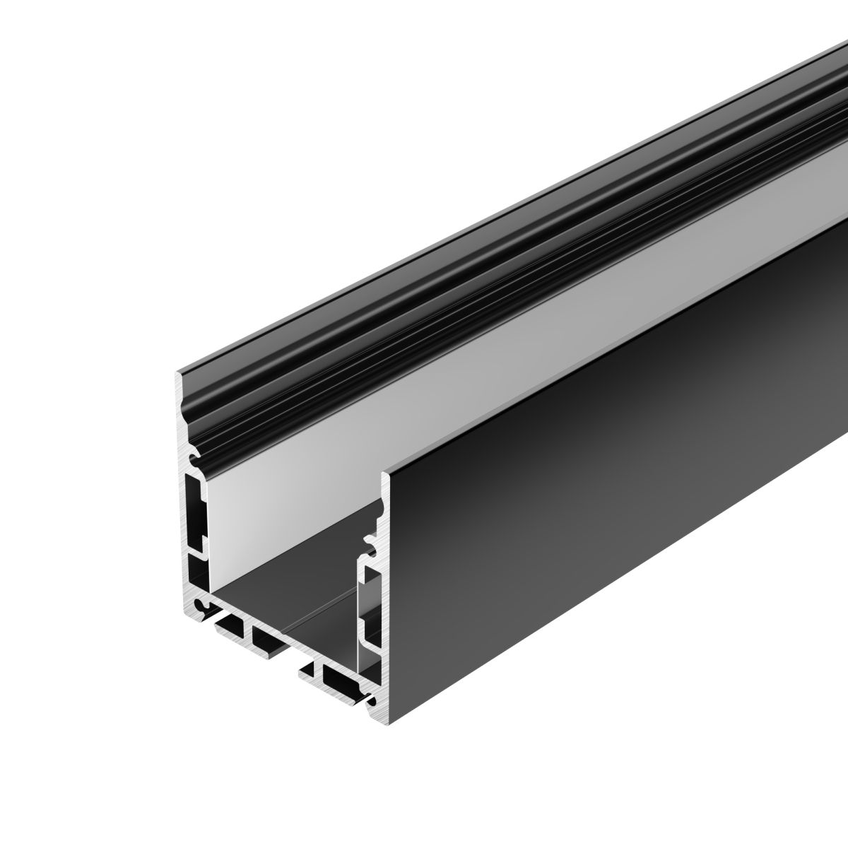 Профиль Arlight SL-LINE-3535-3000 BLACK с рефлектором (Алюминий) 064463 в Санкт-Петербурге