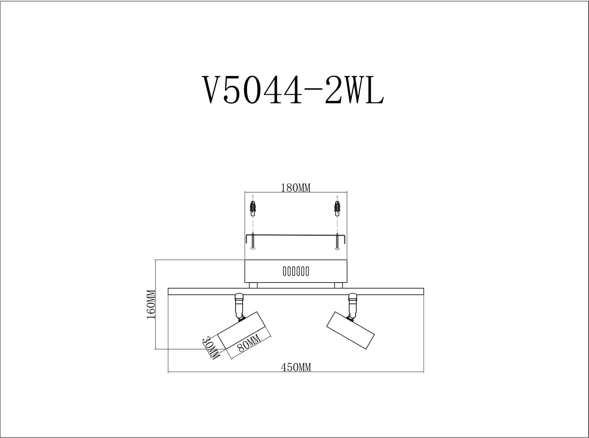 Светодиодный спот Moderli Right V5044-2WL в #REGION_NAME_DECLINE_PP#