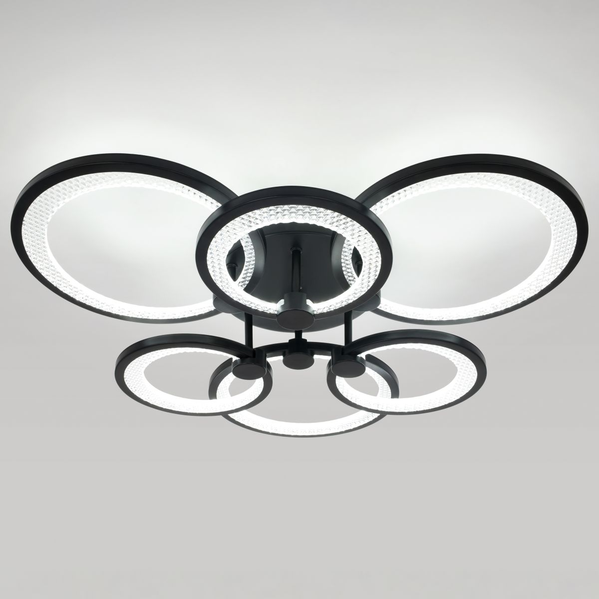 Потолочный светильник Эра Модерн Odry CLL-1-117W 3K-6,5K RC BK в Санкт-Петербурге