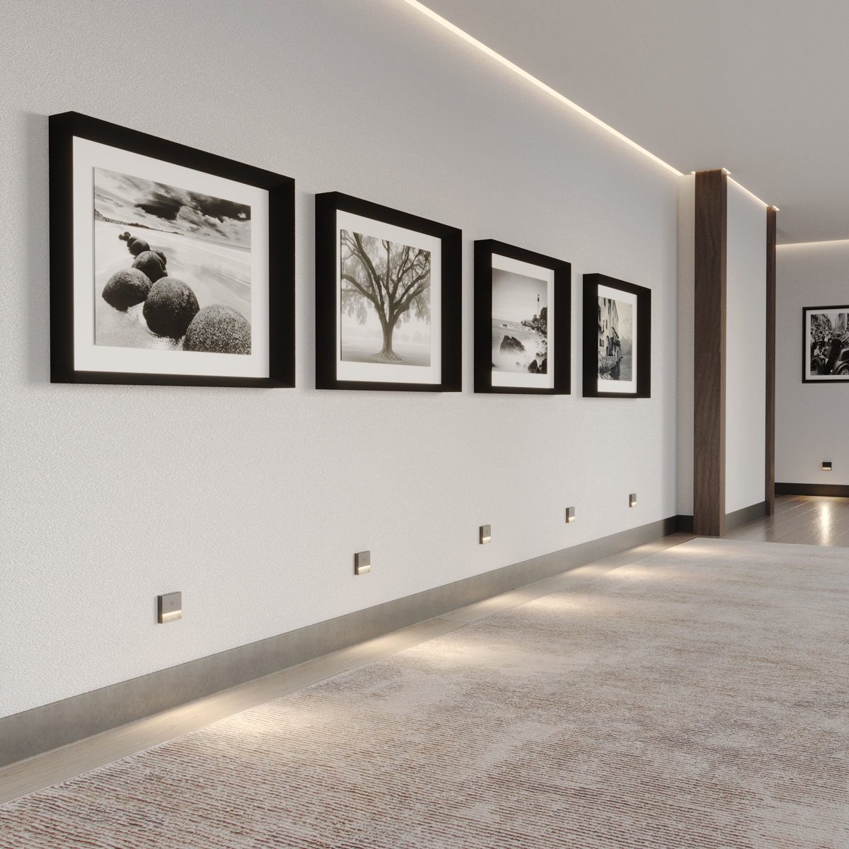 Подсветка для лестниц Novotech Over Vespera 0,4Вт 1000mAh Li-ion 359710 в Санкт-Петербурге