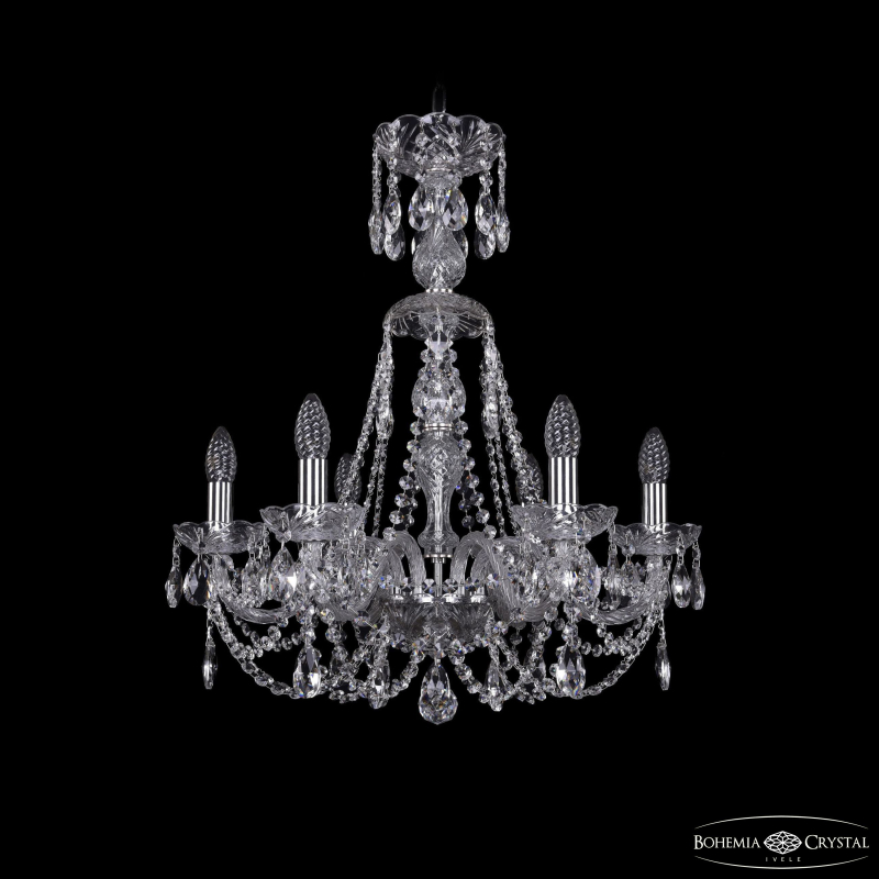 Подвесная люстра Bohemia Ivele Crystal 1406/6/195/XL-64 Ni в Санкт-Петербурге