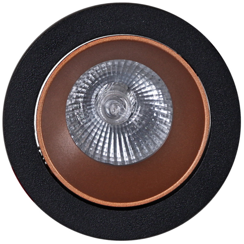 Встраиваемый светильник Reluce 16085-9.0-001PT MR16 BK+ROSE GD в Санкт-Петербурге