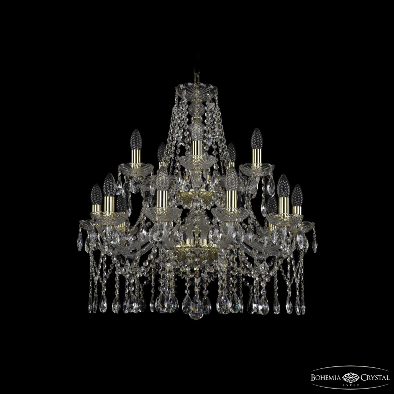 Подвесная люстра Bohemia Ivele Crystal 1413/10+5/220/2d G в Санкт-Петербурге