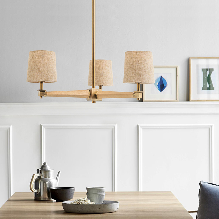 Люстра на штанге ImperiumLoft Stavra Jorgenson White/Dark Wood 203579-26 в Санкт-Петербурге