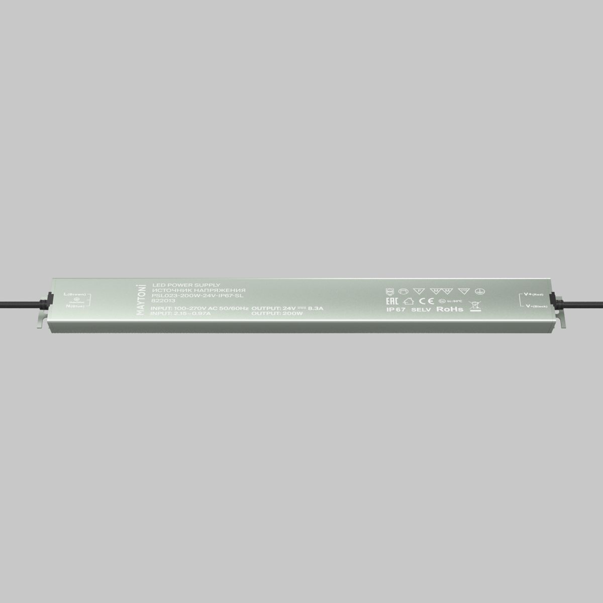 Блок питания Maytoni Led Strip PSL023 24В 200Вт IP 67 822013 в #REGION_NAME_DECLINE_PP#