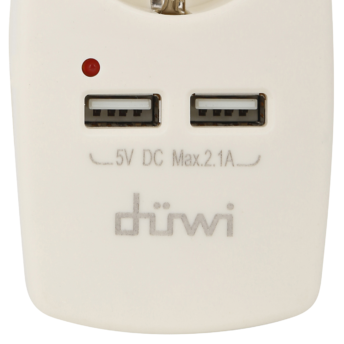 Адаптер 1 гнездо + 2 USB порта на евро вилку Duwi 27420 9 в Санкт-Петербурге