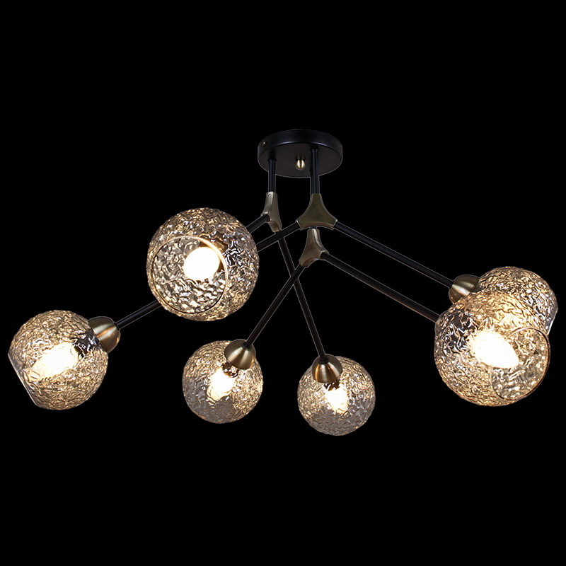 Люстра на штанге Illumico IL0264-6CSQ-79 BK AB УЦ в Санкт-Петербурге