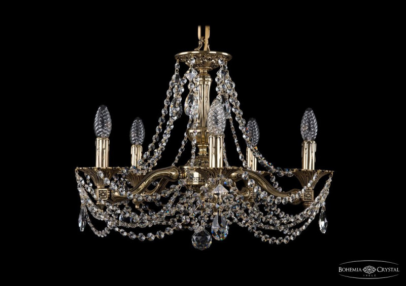 Подвесная люстра Bohemia Ivele Crystal 1710/5/160/C/GB в Санкт-Петербурге