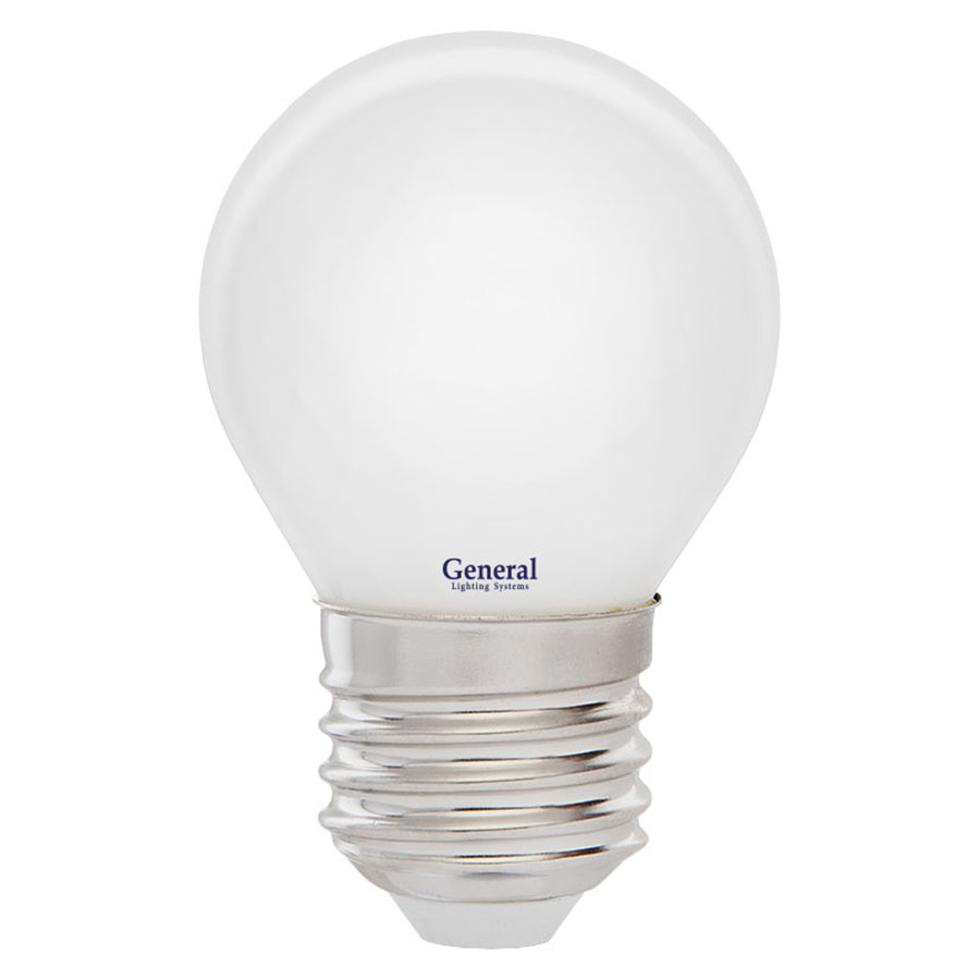 Филаментная светодиодная лампа General GLDEN-G45S-M-8-230-E27-2700 654500 в #REGION_NAME_DECLINE_PP#