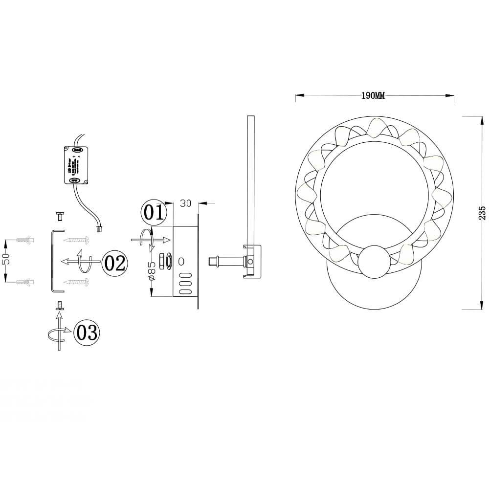 Бра Seven fires Мейна SF7015/1W-SGD в Санкт-Петербурге