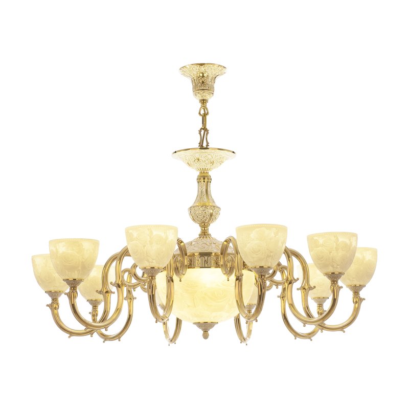 Подвесная люстра Bohemia Ivele Crystal Verona 72203P/10/300 G P1 U Rose в Санкт-Петербурге