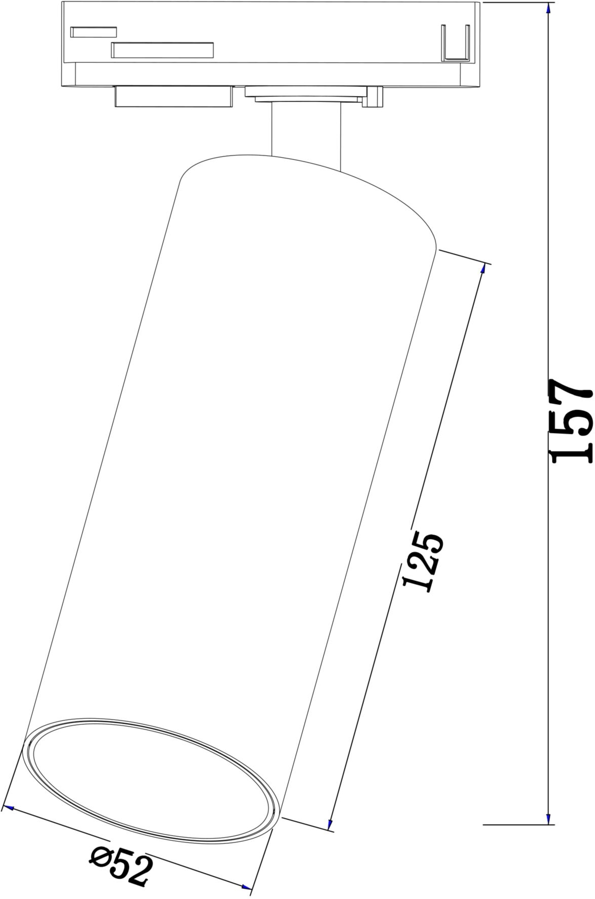 Трековый светильник Maytoni Focus LED  TR021-1-12B4K в Санкт-Петербурге