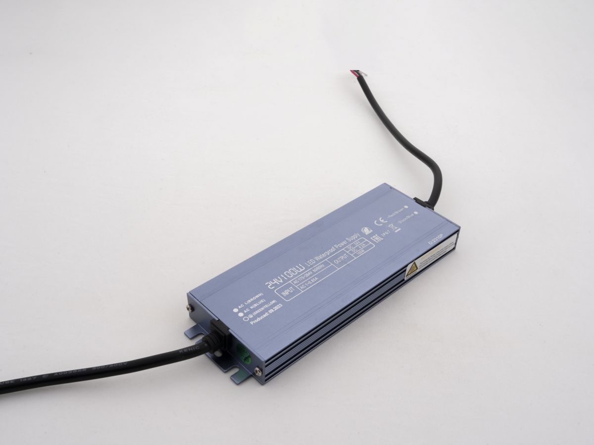 Блок питания LEDS POWER 100Вт 24В IP67 алюминий SLIM 003139 в Санкт-Петербурге