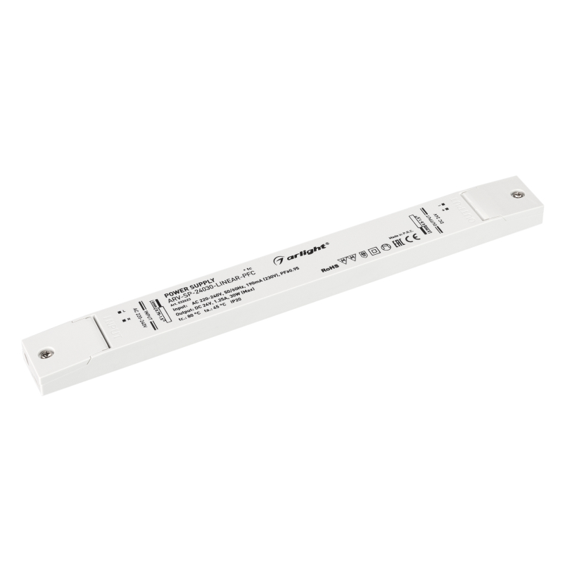 Блок питания Arlight ARV-SP-24030-Linear-PFC (24V, 1.25A, 30W) 032623 в Санкт-Петербурге