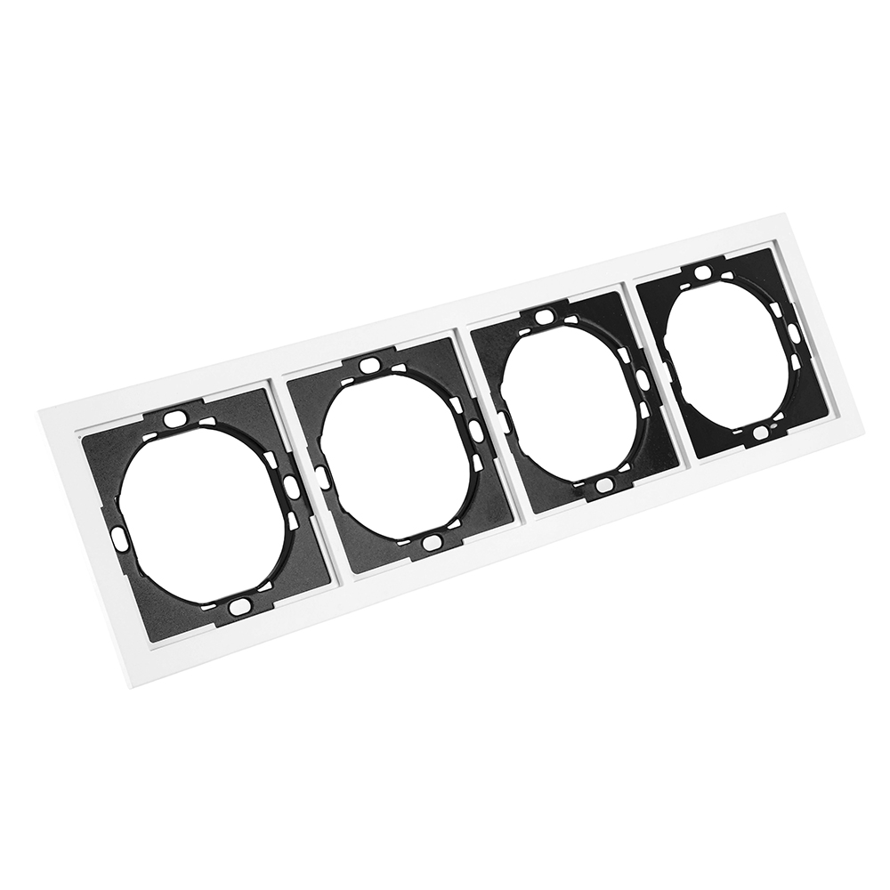 Рамка 4-местная Stekker Мия PFR00-3004-01 белая магнолия 50459 в Санкт-Петербурге