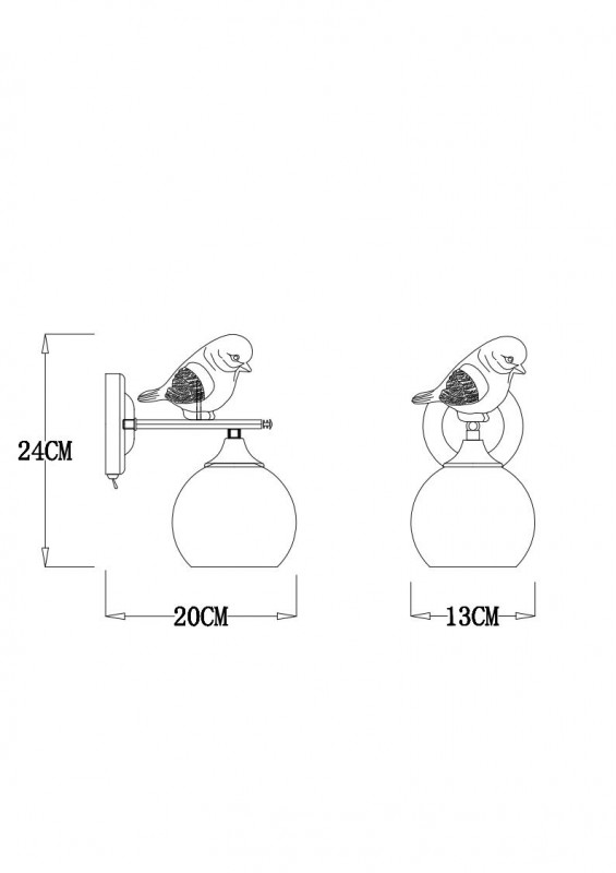 Бра ARTE Lamp A2150AP-1WG в Санкт-Петербурге